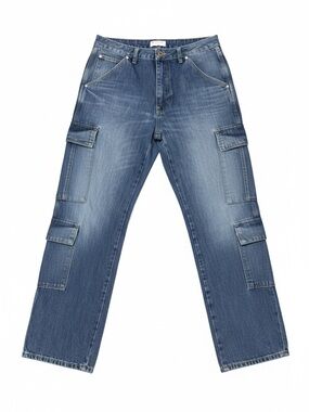 Cotton On Men's Blue Cargo Jeans